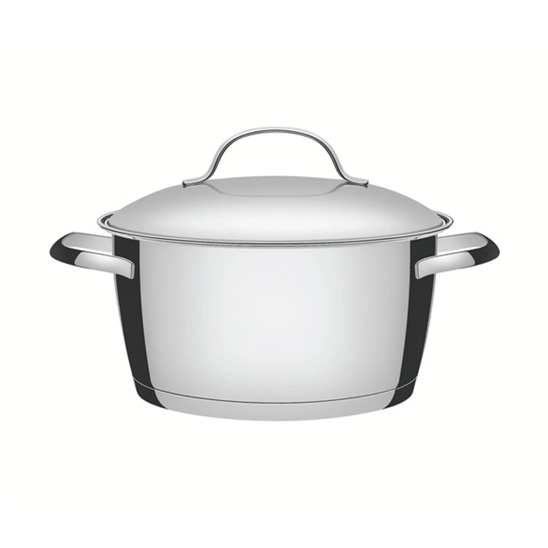 Jogo de Panelas Tramontina Inox Fundo Triplo 5 Peças Allegra