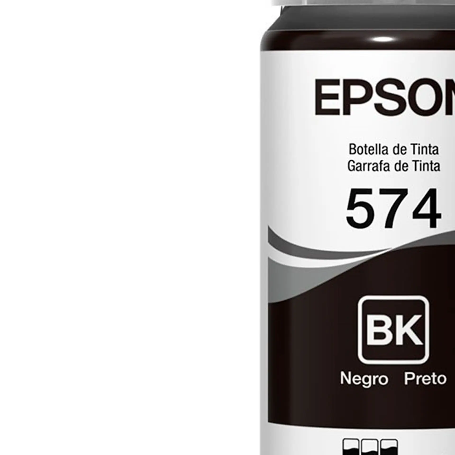 Refil para Tanque de Tinta Epson Preto N°T574 Até 2.100 Páginas T574120-AL