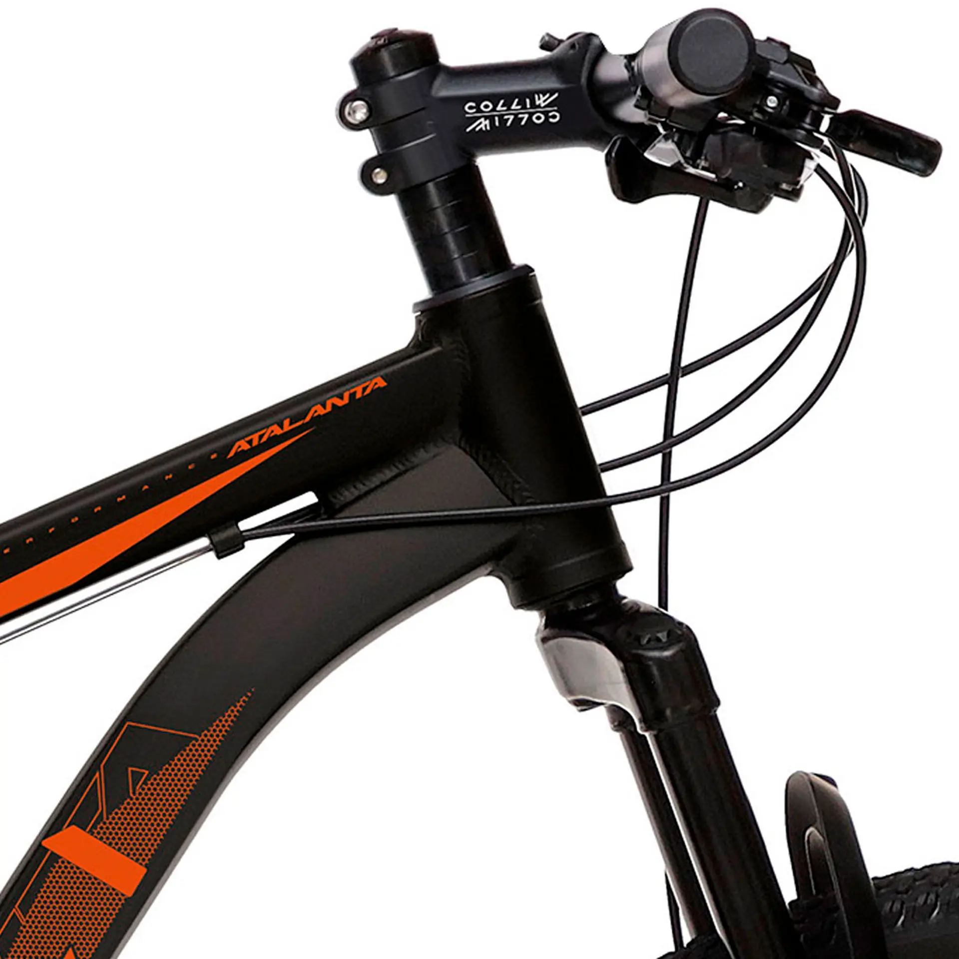 Bicicleta Aro 29 Colli Atalanta 21 Marchas Freio a Disco em Alumínio Quadro 17" - Preto/Laranja