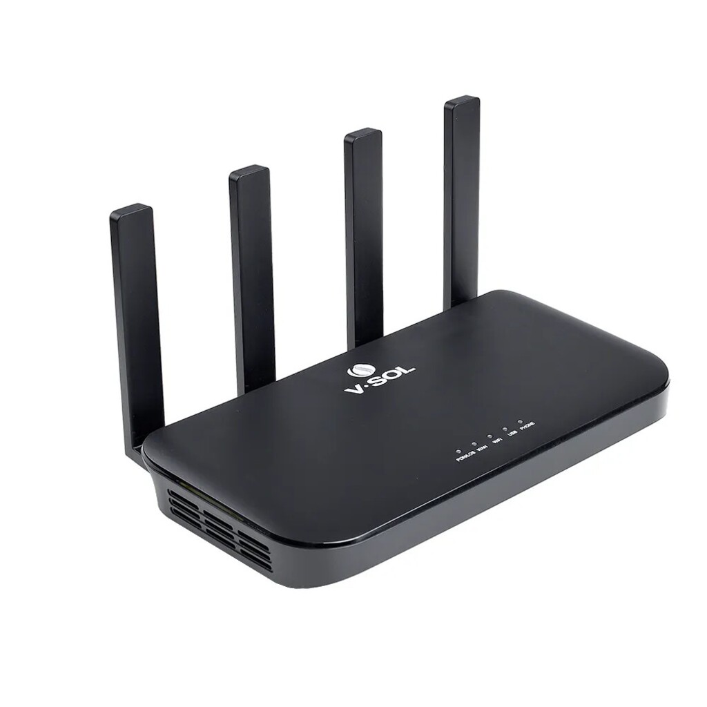 Roteador ONT GPON/EPON + Wireless AX1800  Dual Mode Gigabit 4 Antenas + 1 Porta G/Epon - HG325AX