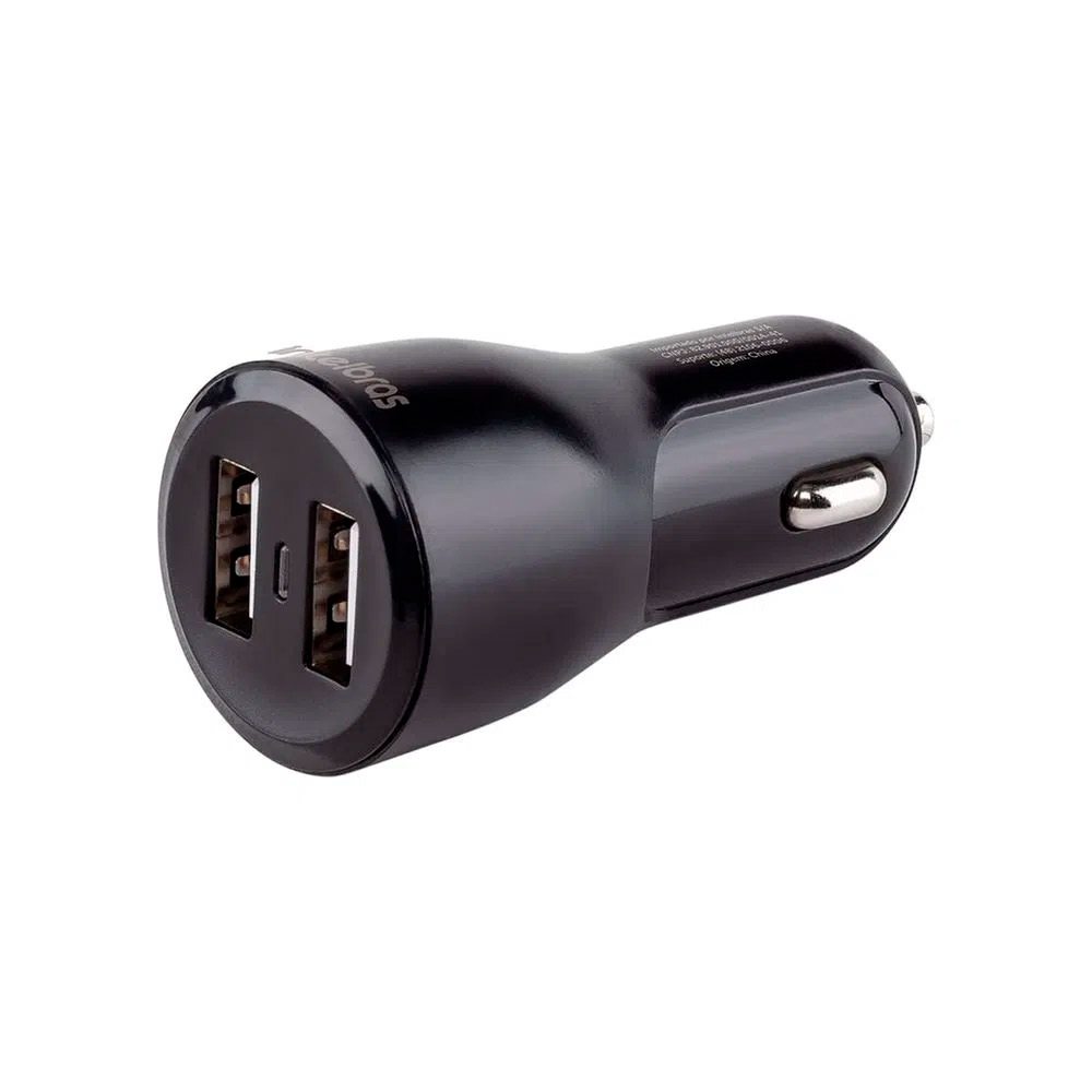Carregador Veicular Universal USB 2 Portas Intelbras ECV 2 FAST