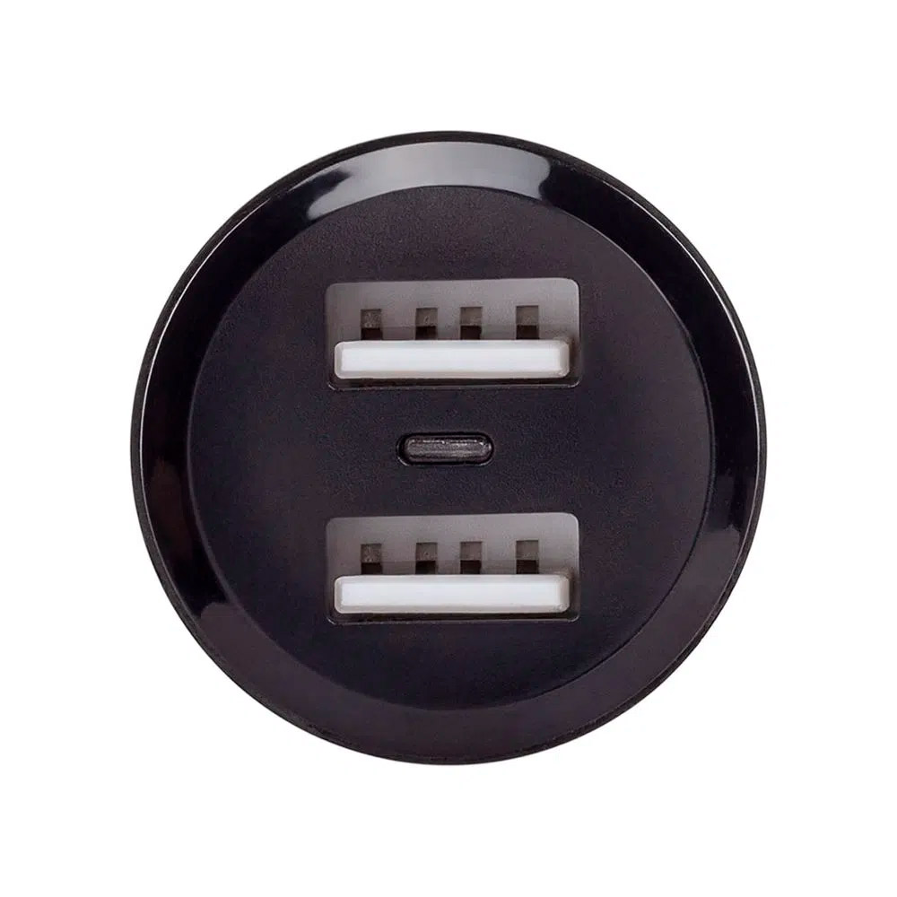 Carregador Veicular Universal USB 2 Portas Intelbras ECV 2 FAST