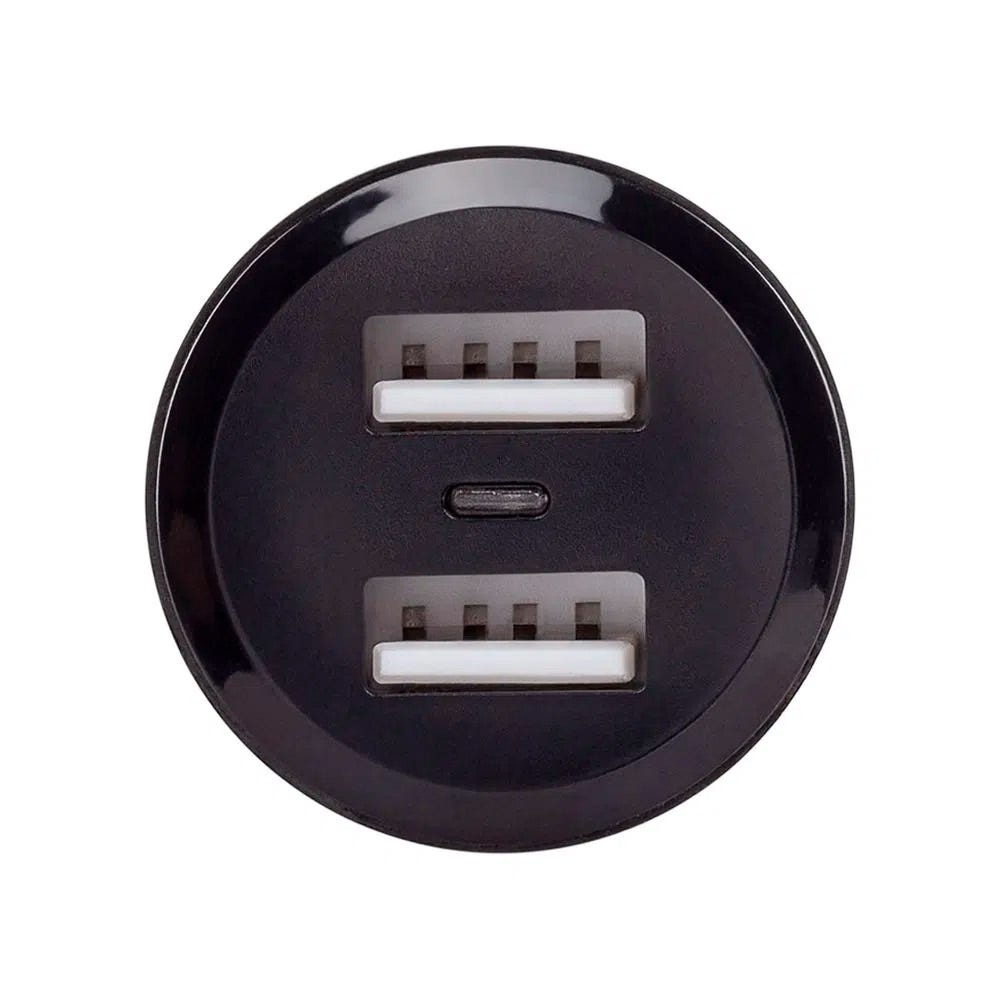 Carregador Veicular Universal USB 2 Portas Intelbras ECV 2 FAST