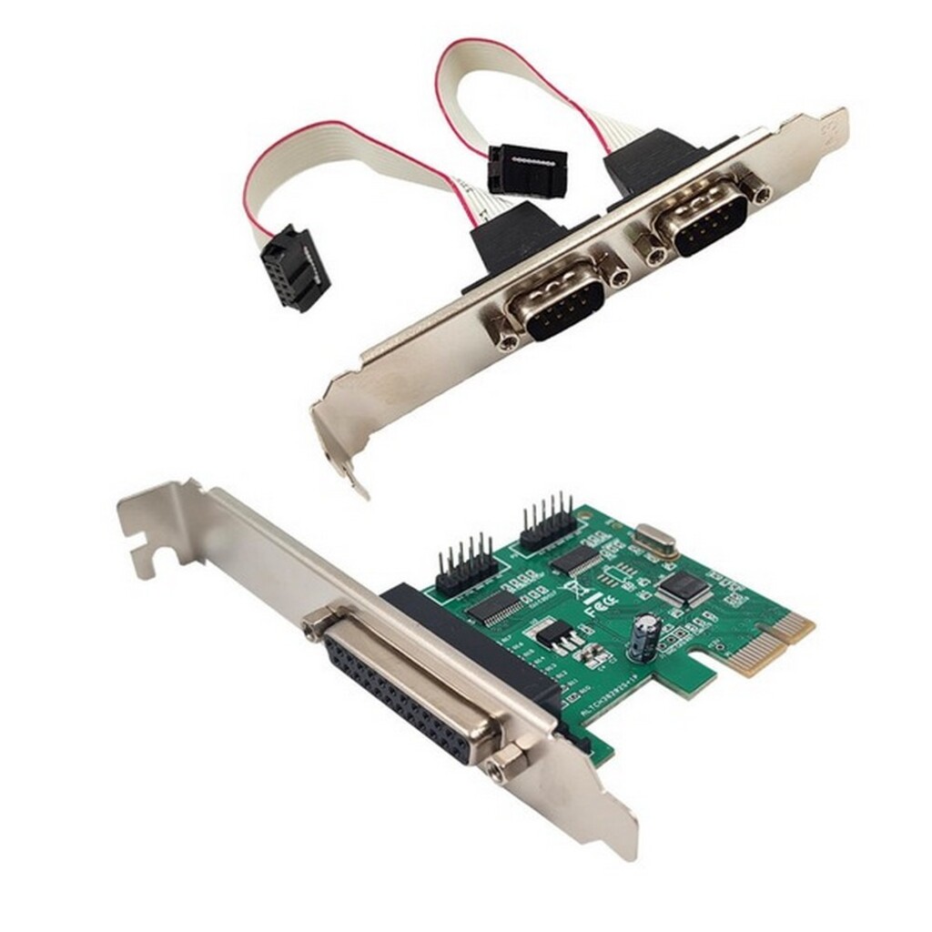 Placa PCI-E 2 Seriais + Paralelo Low Profile F3 - 143