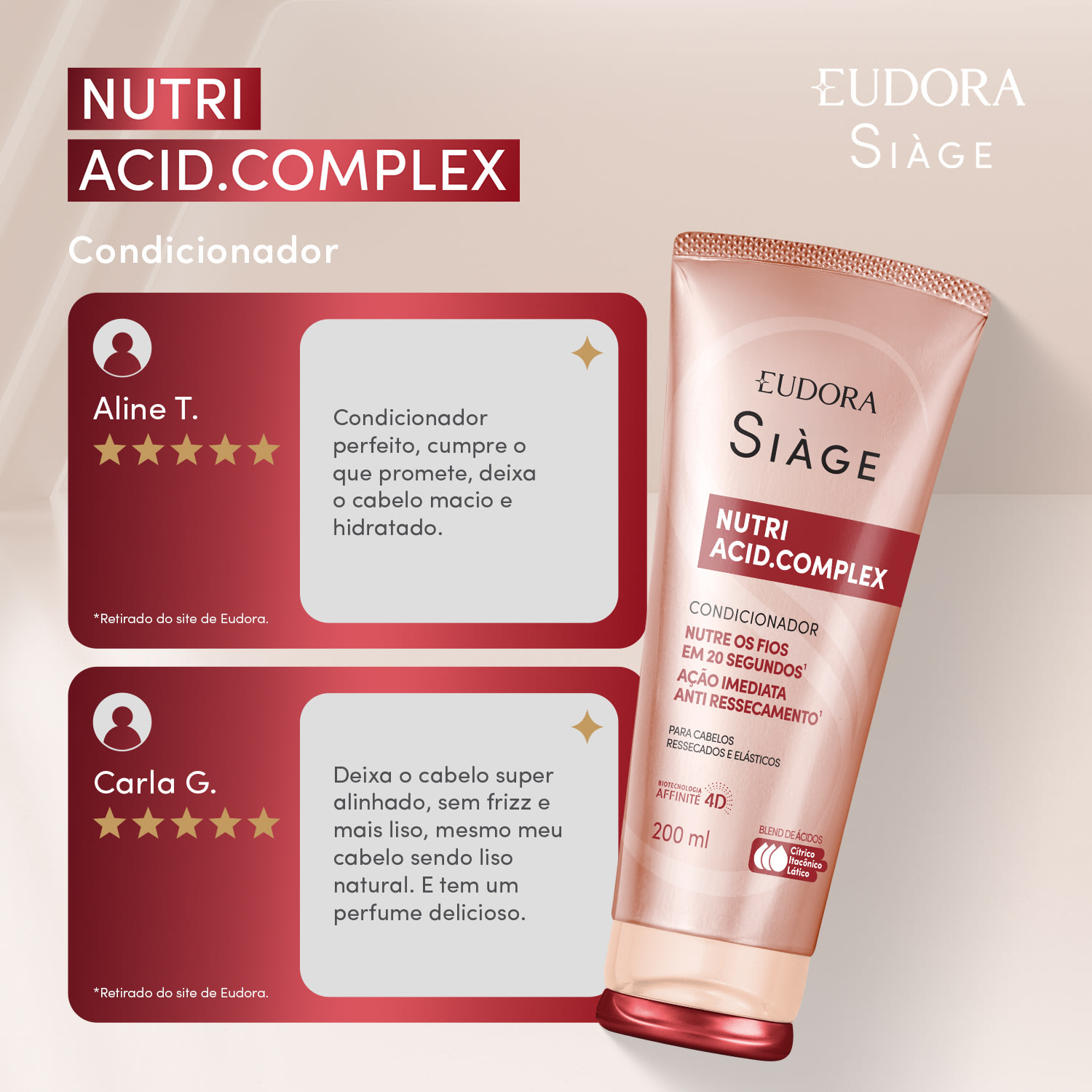 Condicionador Siàge Nutri Acid.Complex 200ml