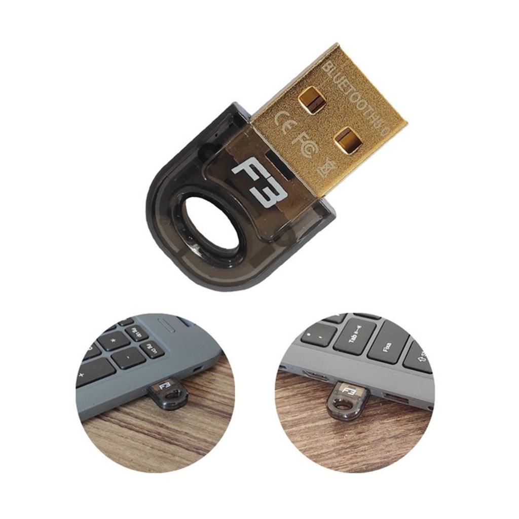 Adaptador Bluetooth USB 5.0 Mini F3 - JC-BLU04