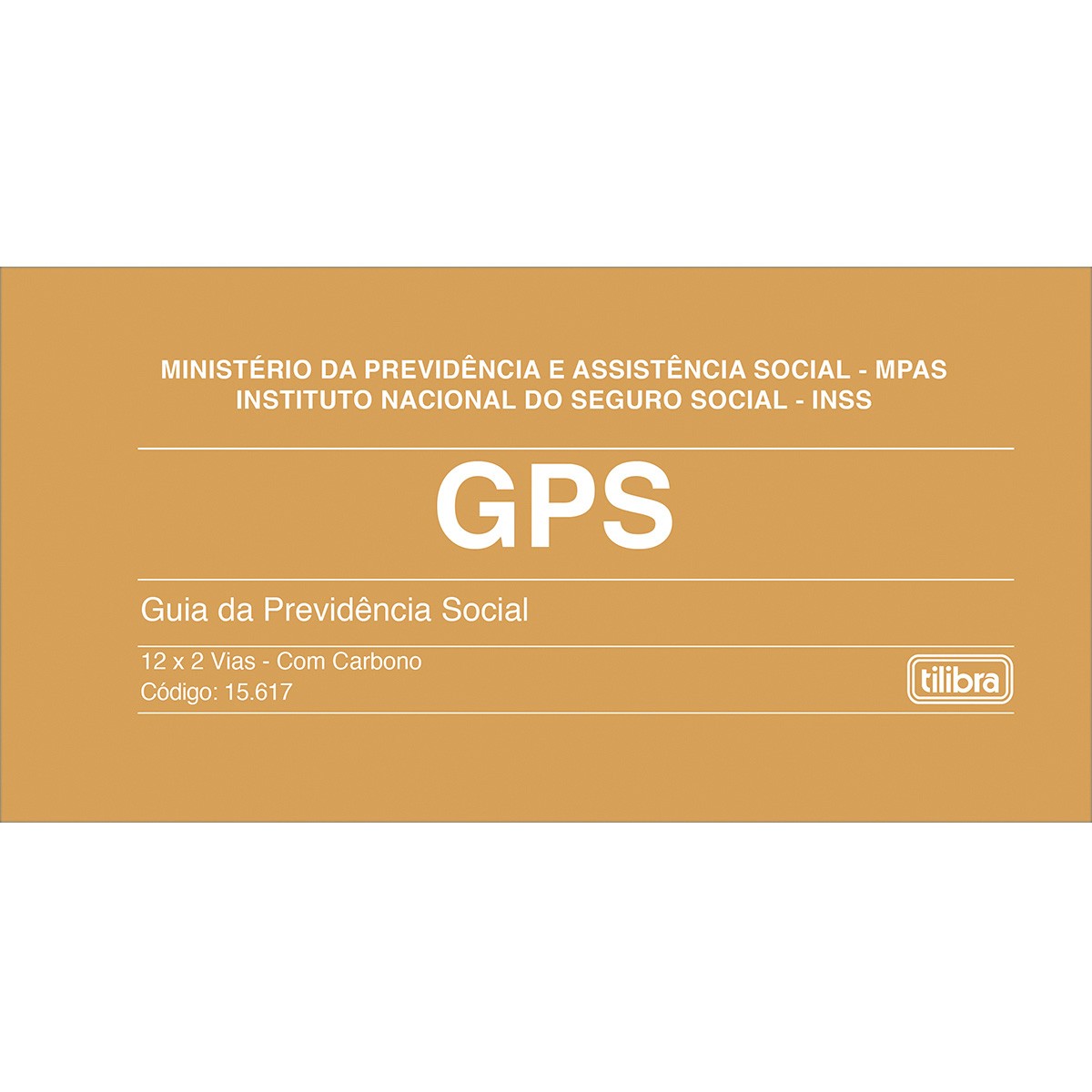 Carne GPS Tilibra Guia Previdência Soccial 11