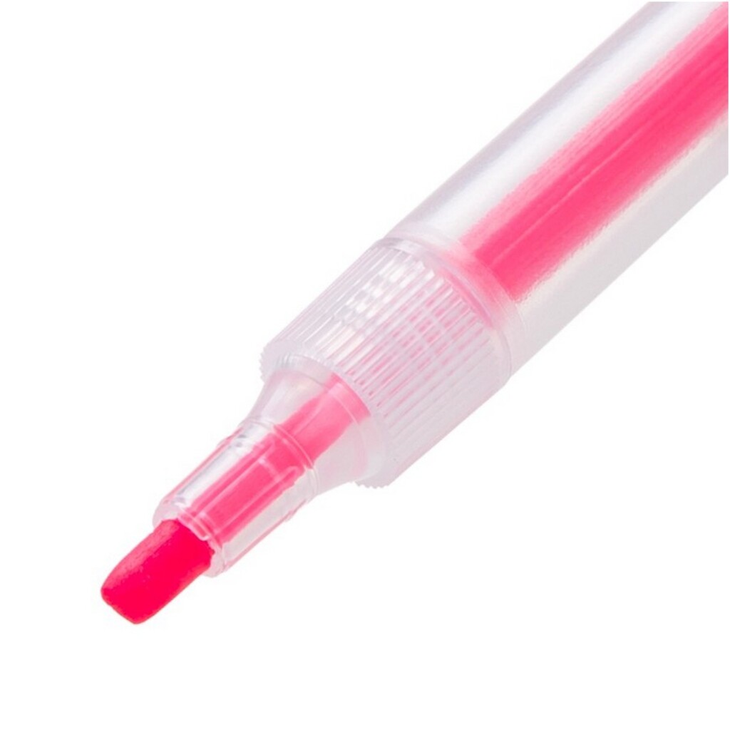 Caneta Marca Texto Clear Rosa Caixa com 12 Unidades - Maxprint - 70000141