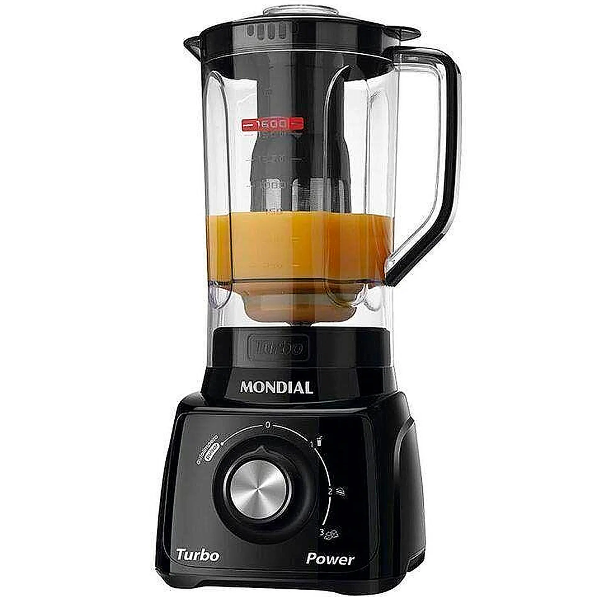 Liquidificador Mondial Turbo Power L99FB 2,2L 550W 3 Velocidades - Preto - 110 Volts