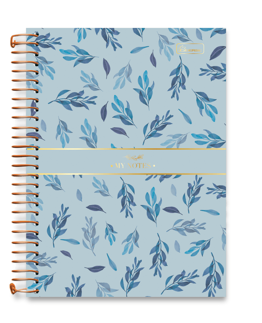 Caderno Universitário Cadersil My Notes Médio 80 Folhas Colegial 1 Matéria Sortido