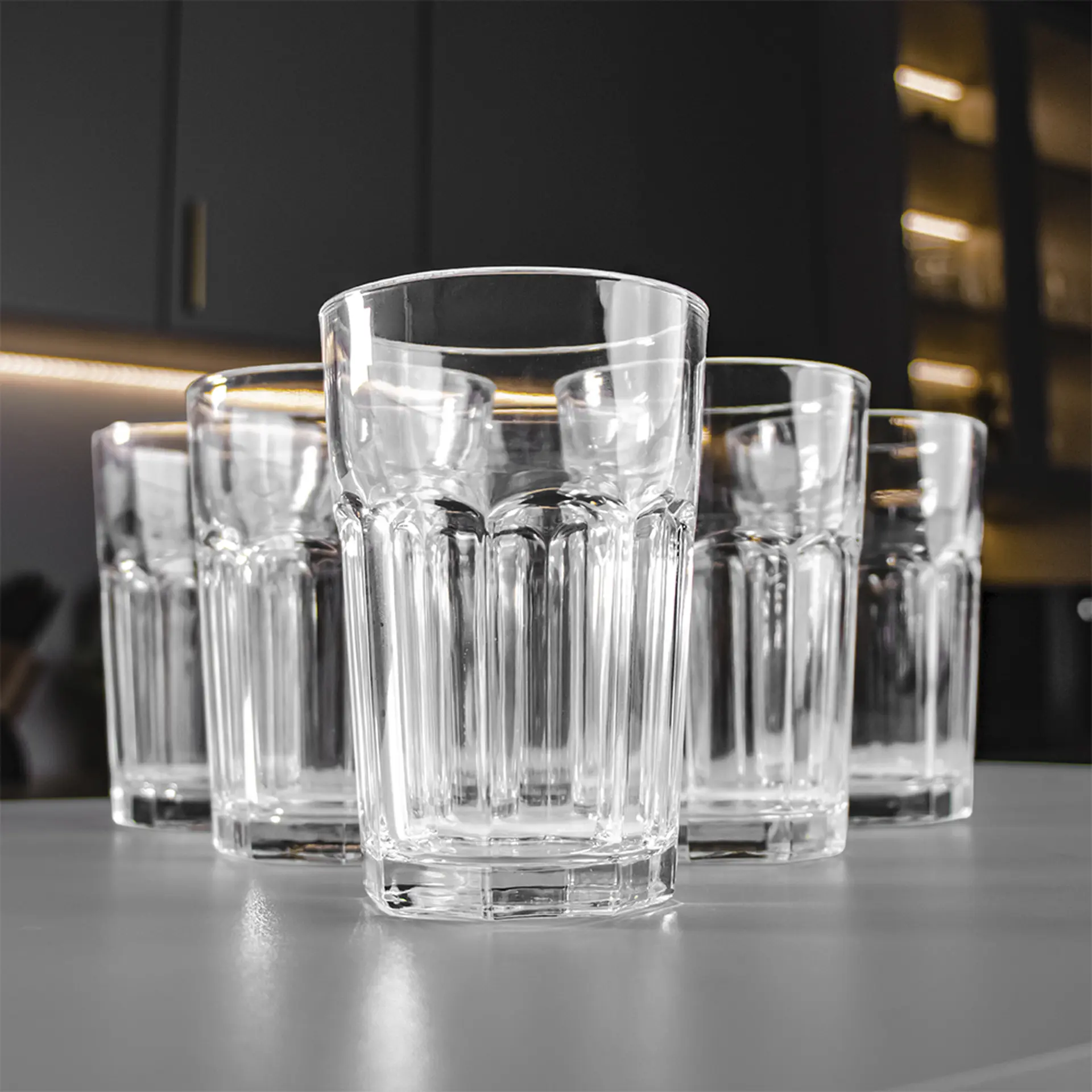 Conjunto de Copos 6 Peças de Vidro Essential Mark Blank