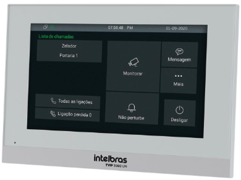Terminal de Vídeo IP Universal TVIP 3000 UN Intelbras Branco