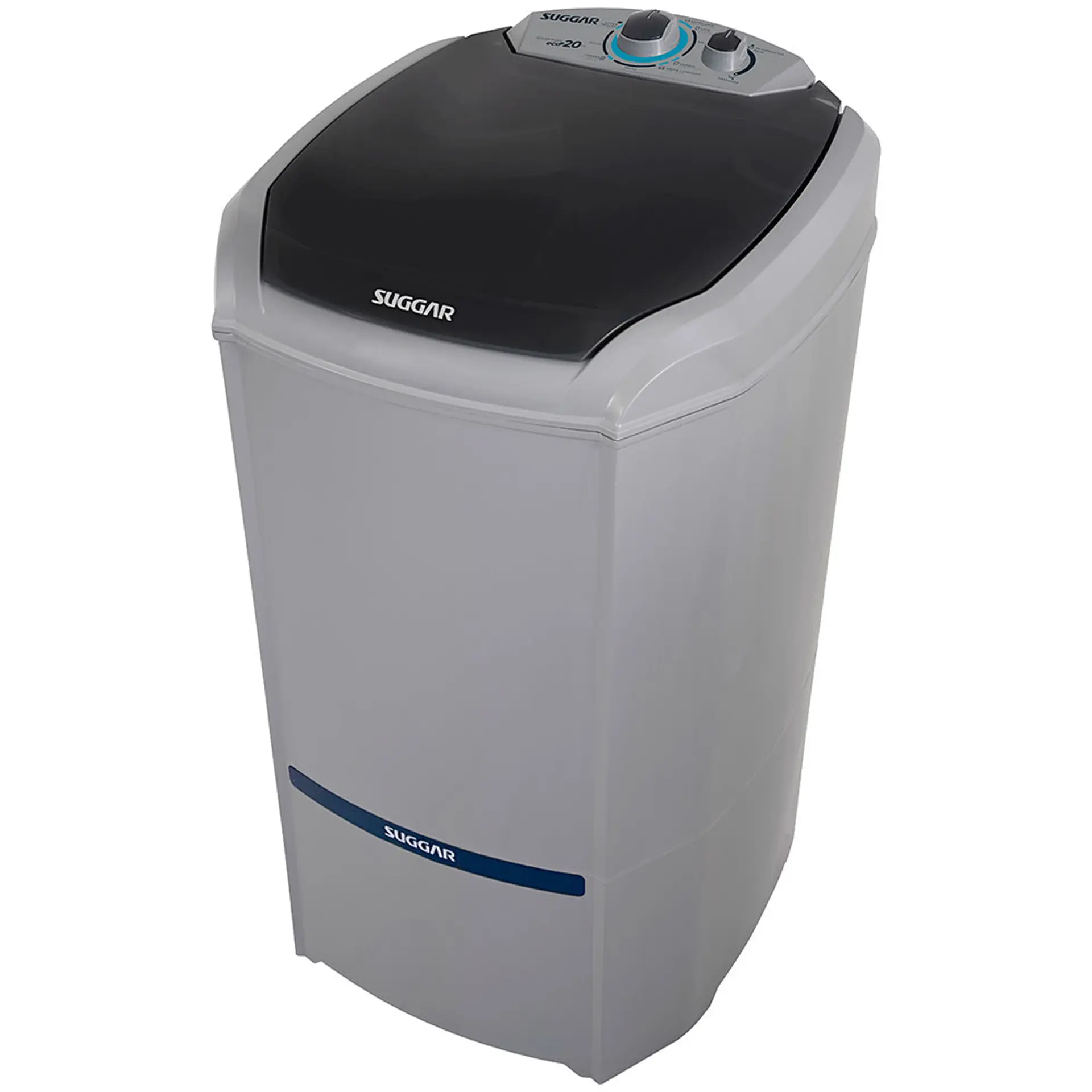 Máquina de Lavar Suggar Lavamax Eco 20kg Semiautomática com Timer LE200 - Prata - 110 Volts