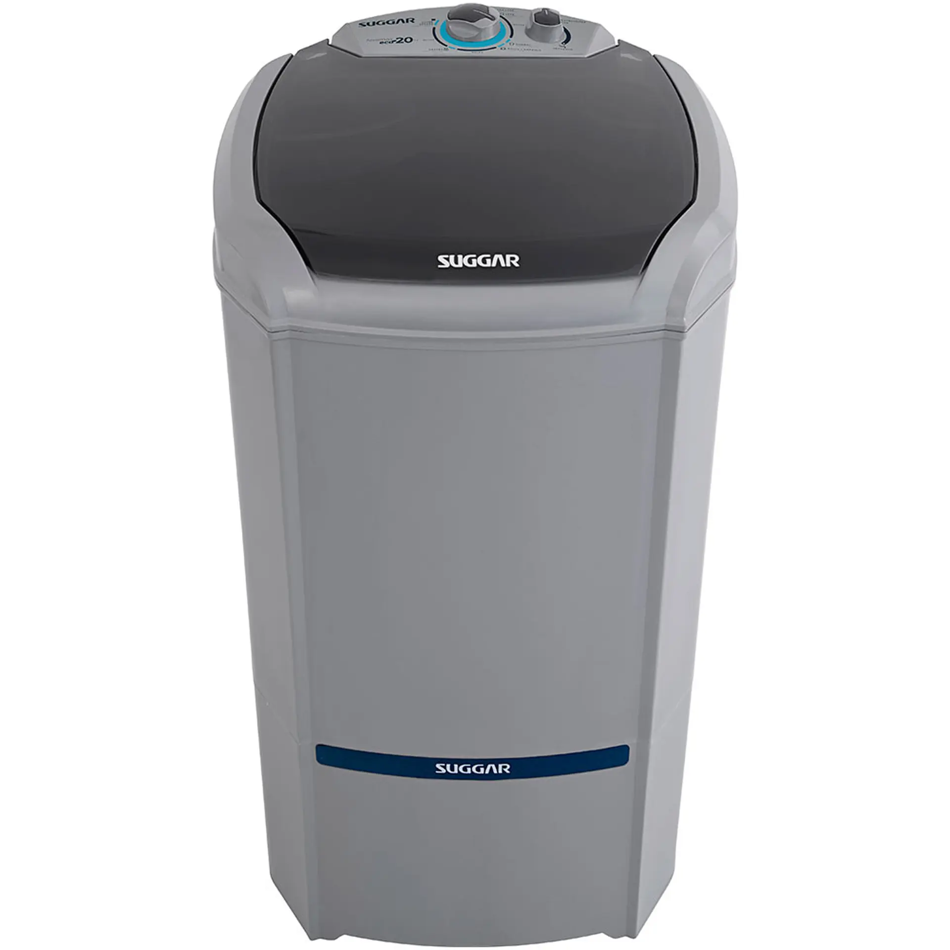 Máquina de Lavar Suggar Lavamax Eco 20kg Semiautomática com Timer LE200 - Prata - 110 Volts