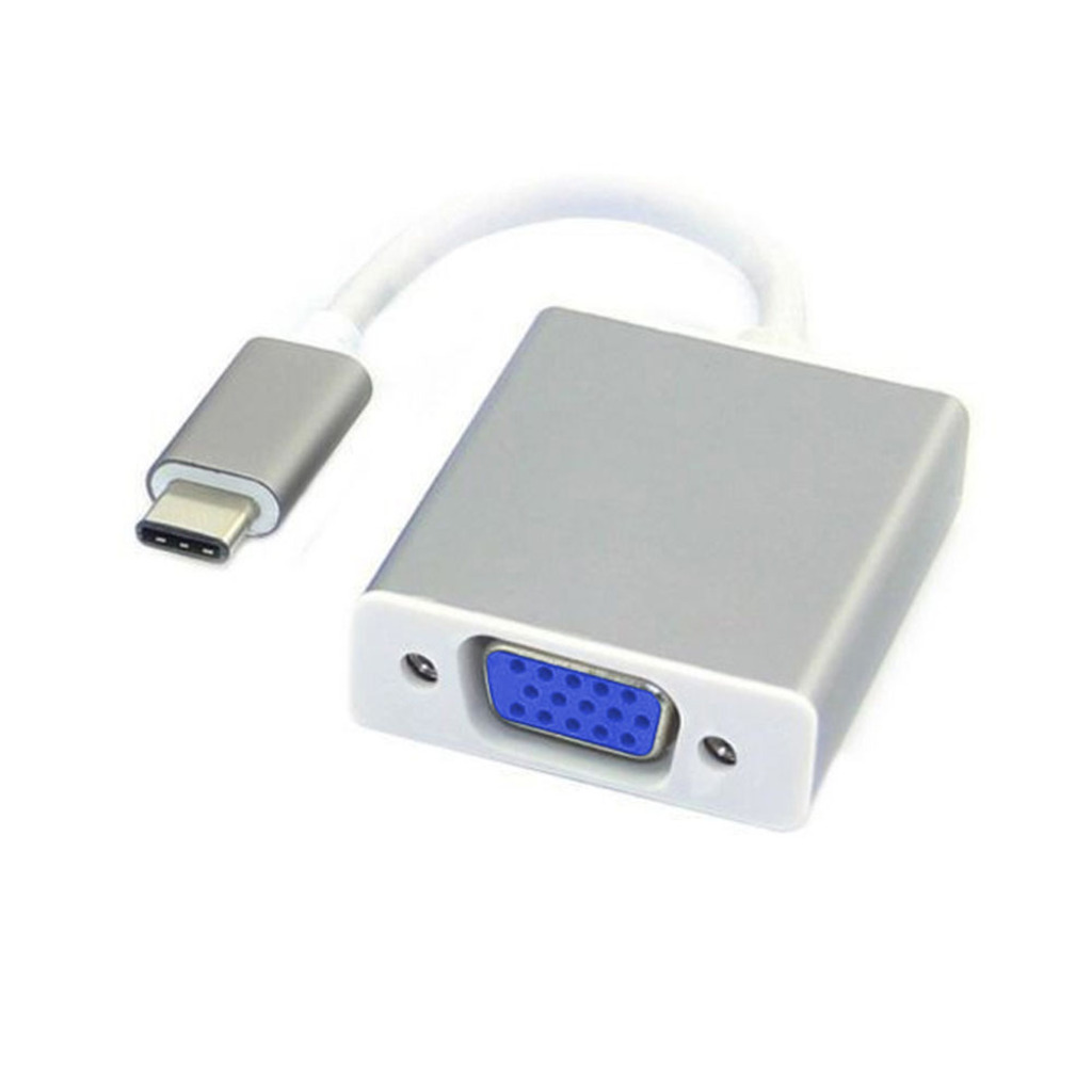 Conversor USB Type-C 3.1 Macho para VGA Fêmea F3 - 126