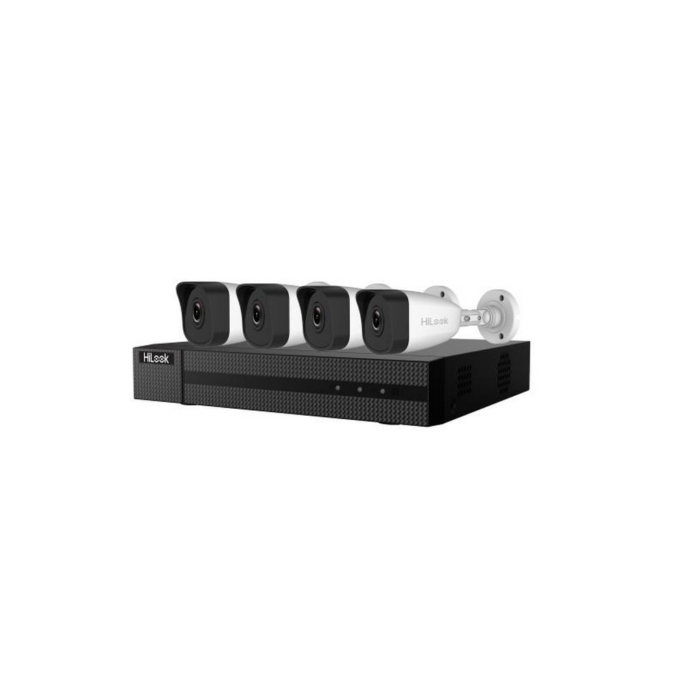 Kit Segurança 4 Câmeras Full HD 1080P Full Color DVR 4 Canais Hilook IK4142BHMHP