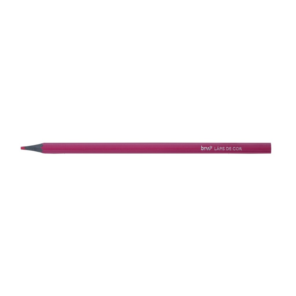 Lápis de Cor 24 Cores Sextavado Eco - BRW- LP2403