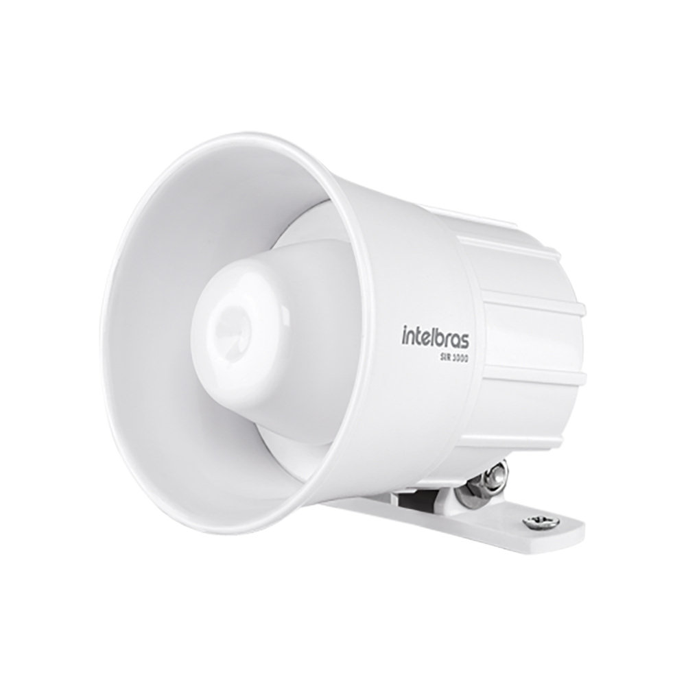 Sirene com Fio 9 a 15 VDC 105 dB SIR 1000 Intelbras