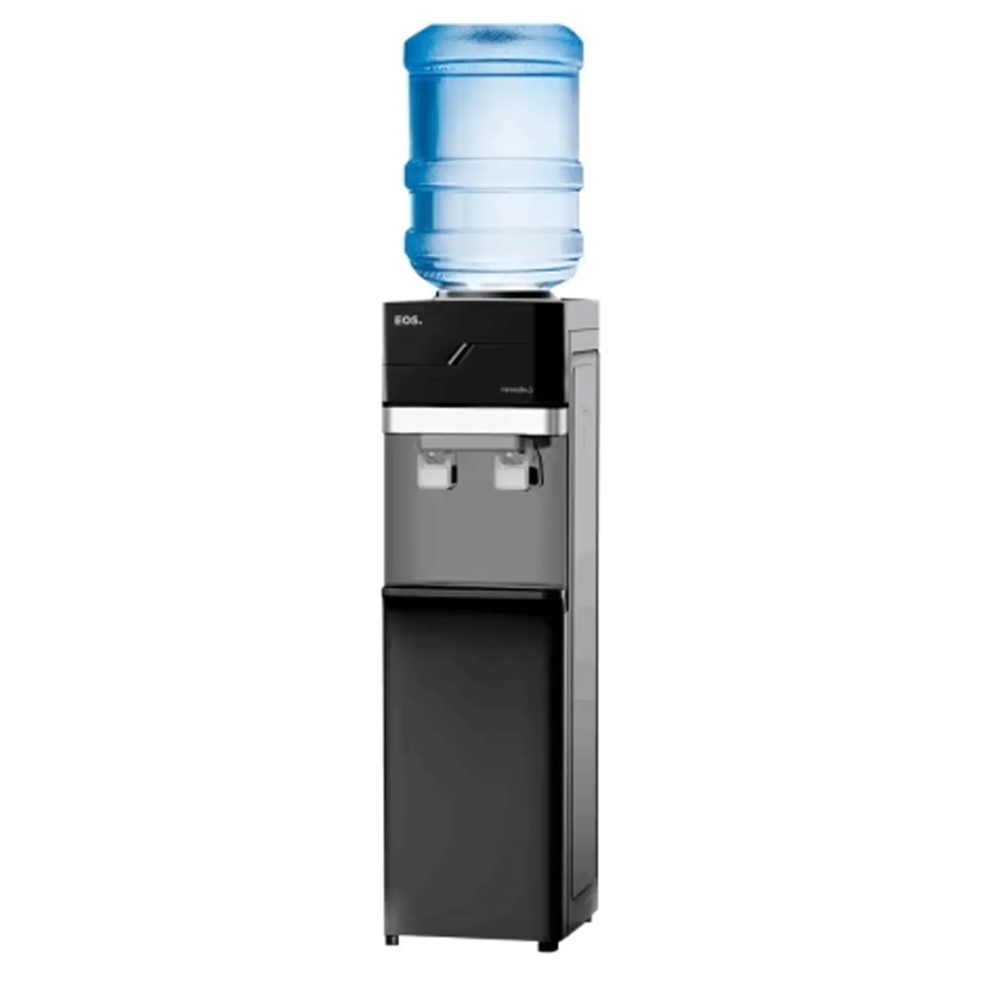 Bebedouro Coluna para Garrafão com Armário Mineralle Compressor EOS - Preto - 110 Volts