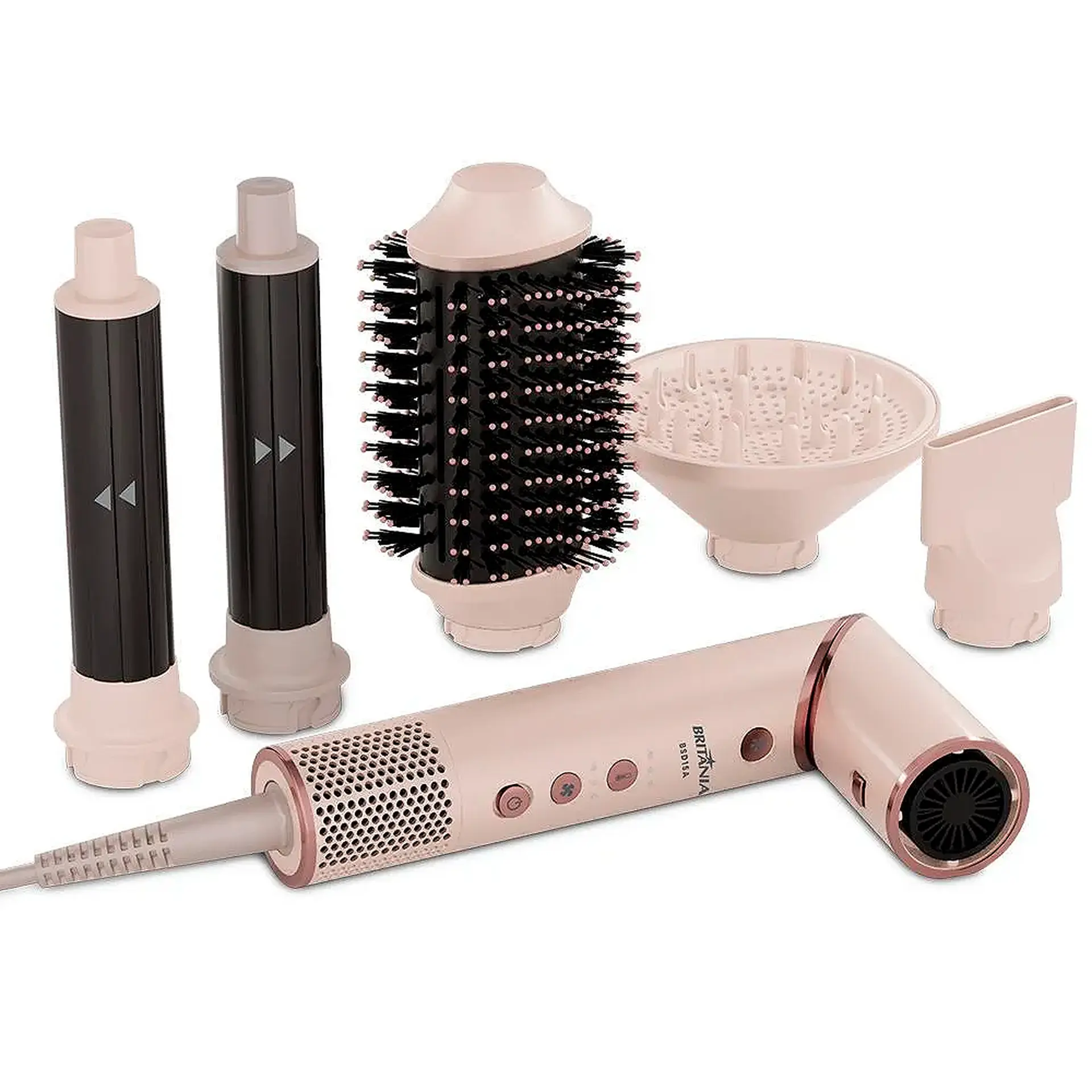 Secador de Cabelo Britânia BSD15A Tourmaline Íon 1450W - Rosa - 110 Volts