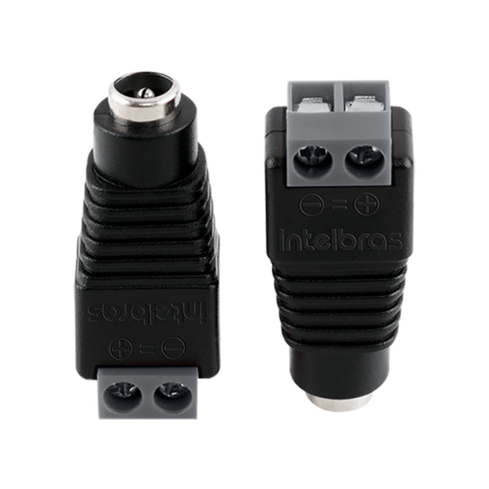 Conector P4 Fêmea Conex 1000 Intelbras Pacote 10 Peças