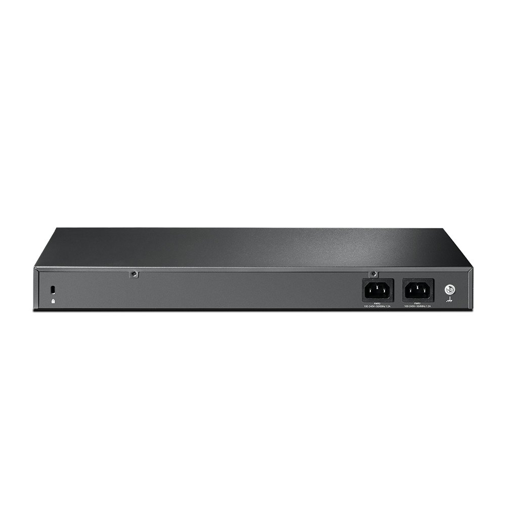 Switch Gerenciável L2+ Tp-Link SG3428XF 24 Portas SFP 100/1000 Mbps 4 Portas SFP+ 10GE 1 Porta Console RJ45 Jet Stream Omada