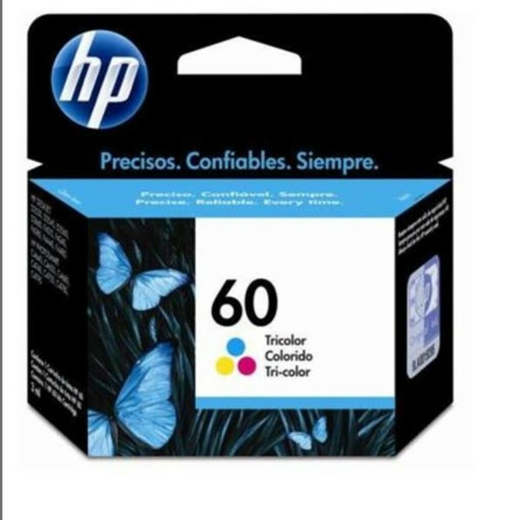 Cartucho de Tinta HP 60 TriColor Original - CC643WB - 165 páginas para D1660, D2530, D2545, D2560, D2660, D2680, D5560, F2430, F2480, F4210,  F4235