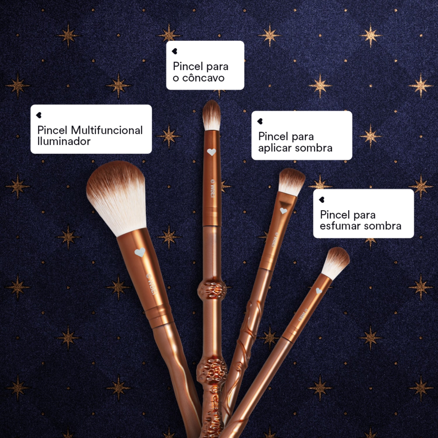 Kit de Pincéis Para Maquiahem Quem Disse, Berenice? Harry Potter