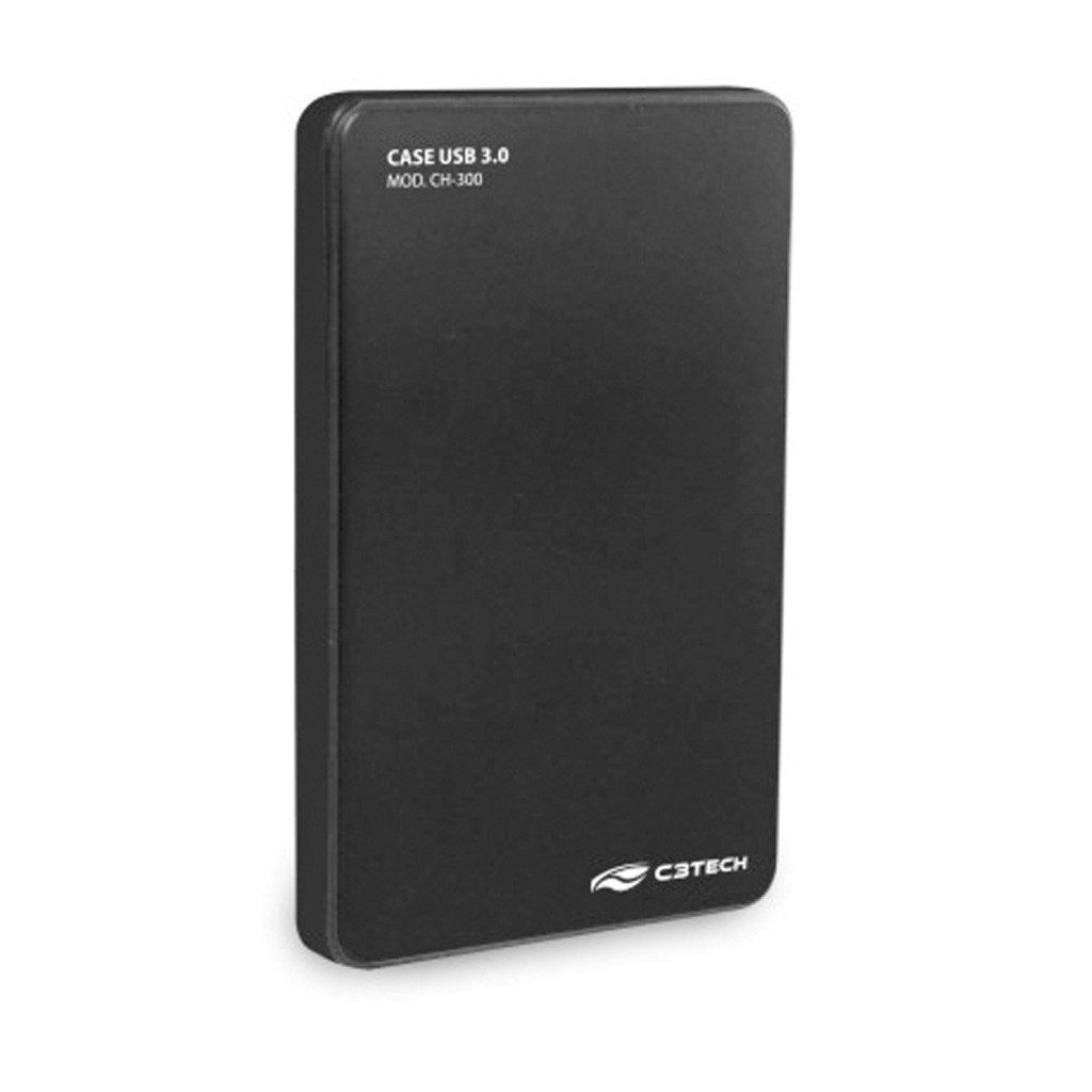 Gaveta Externa Case para HD Sata 2,5 USB 3.0 C3Tech - CH-300BK