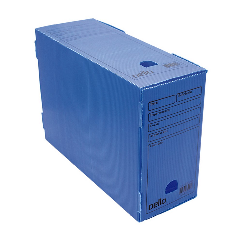 Arquivo Morto Dello 36x25x13,5 Azul Unitário 0326C0025