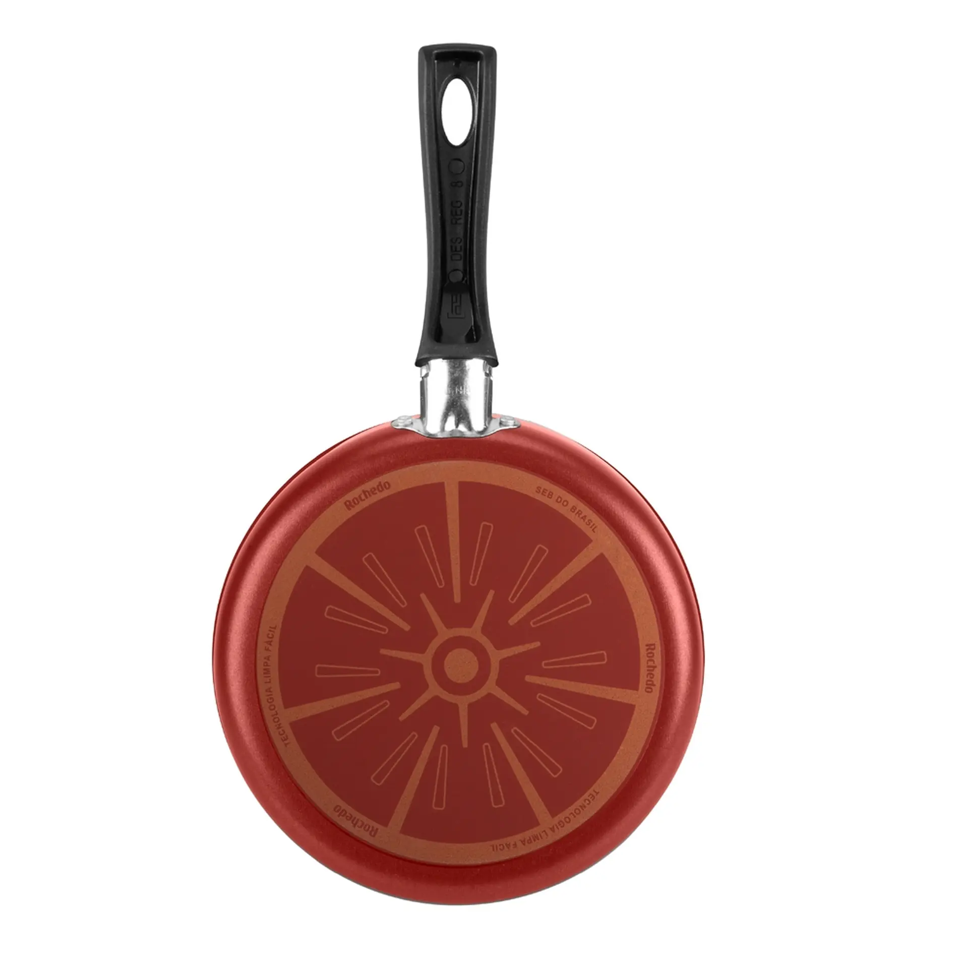 Frigideira Work Rochedo 1,5L Facilita Antiaderente - Vermelho