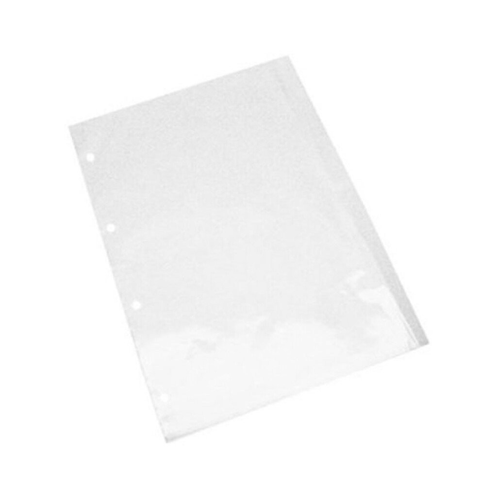 Saco Plástico Ofício 4 Furos 240mm x 330mm Extra Médio Polibras - 62117 Caixa com 500 Unidades
