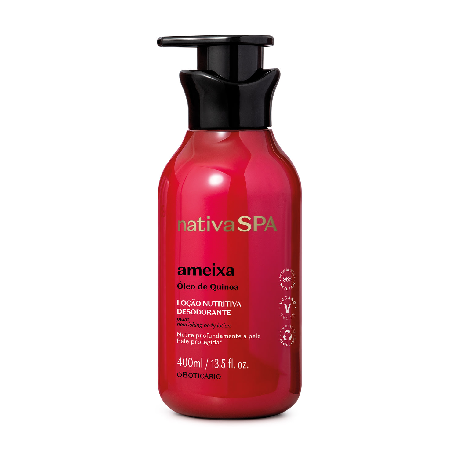 Combo Nativa Spa: Loção Hidratante Desodorante Ameixa 400ml + Refil Orquídea Noire 350ml