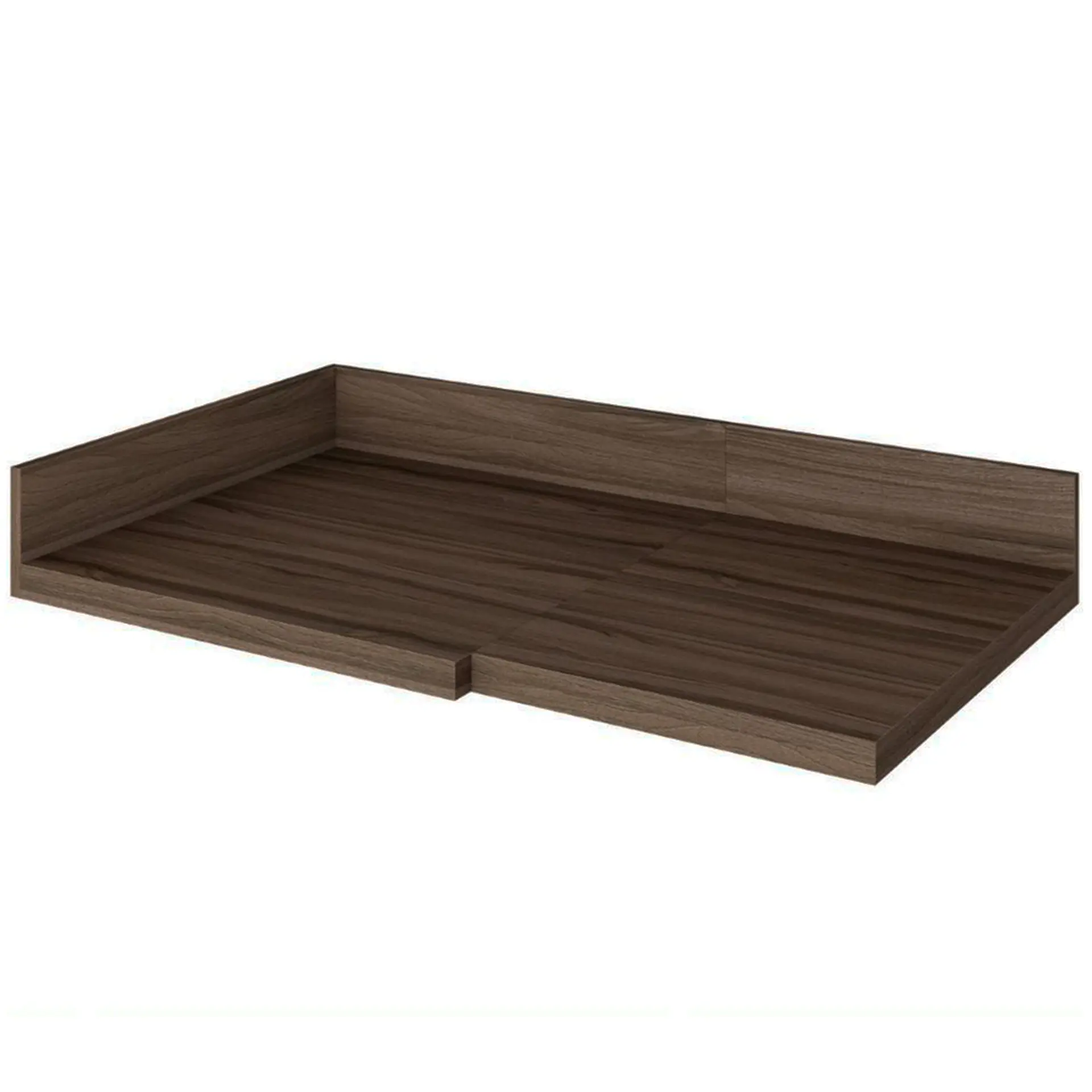 Tampo para Balcão de Canto em MDP 104cm Gourmet G3 Itatiaia - Nogal Terracota