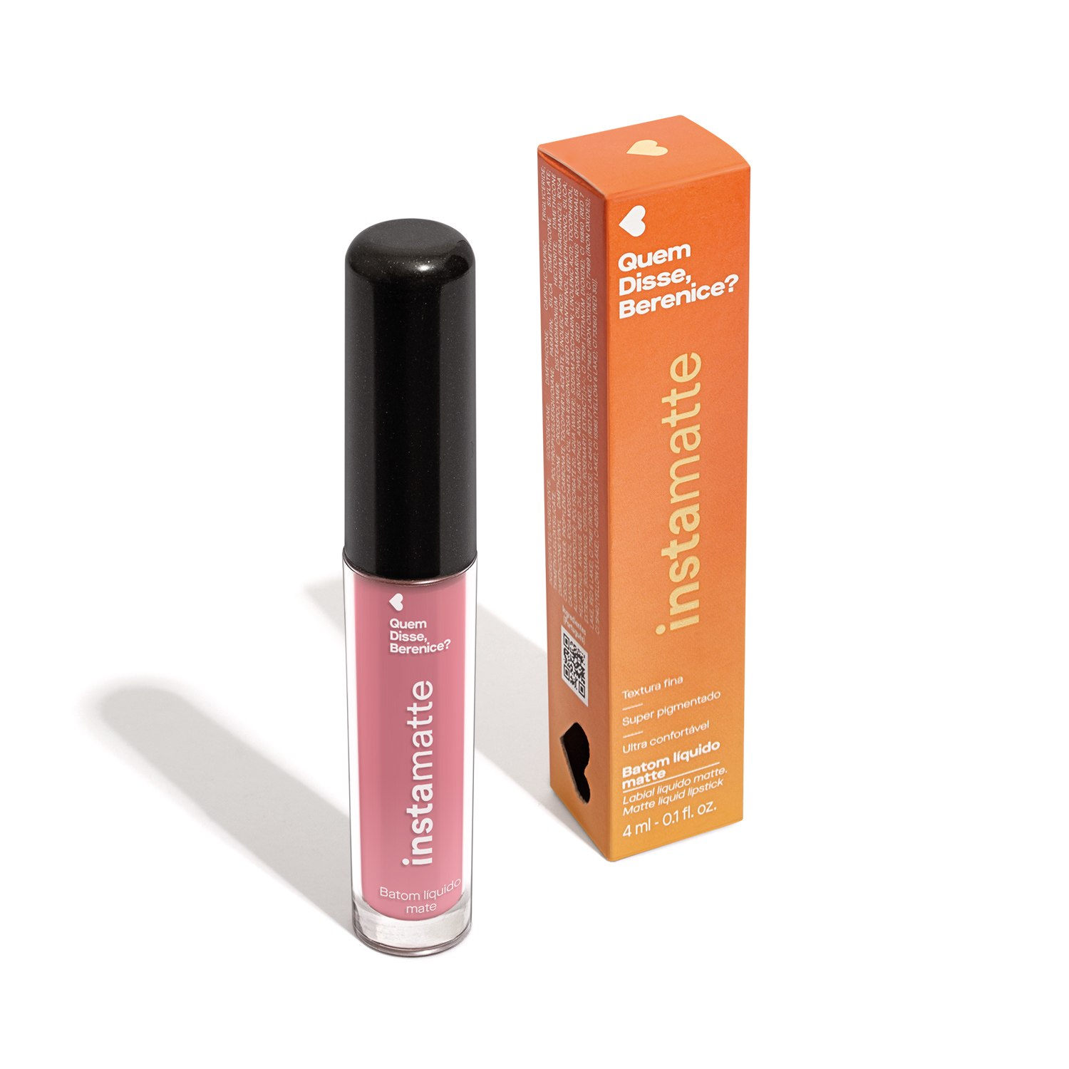 Batom Líquido Rosa Roseirali Instamatte Quem Disse Berenice? 4ml