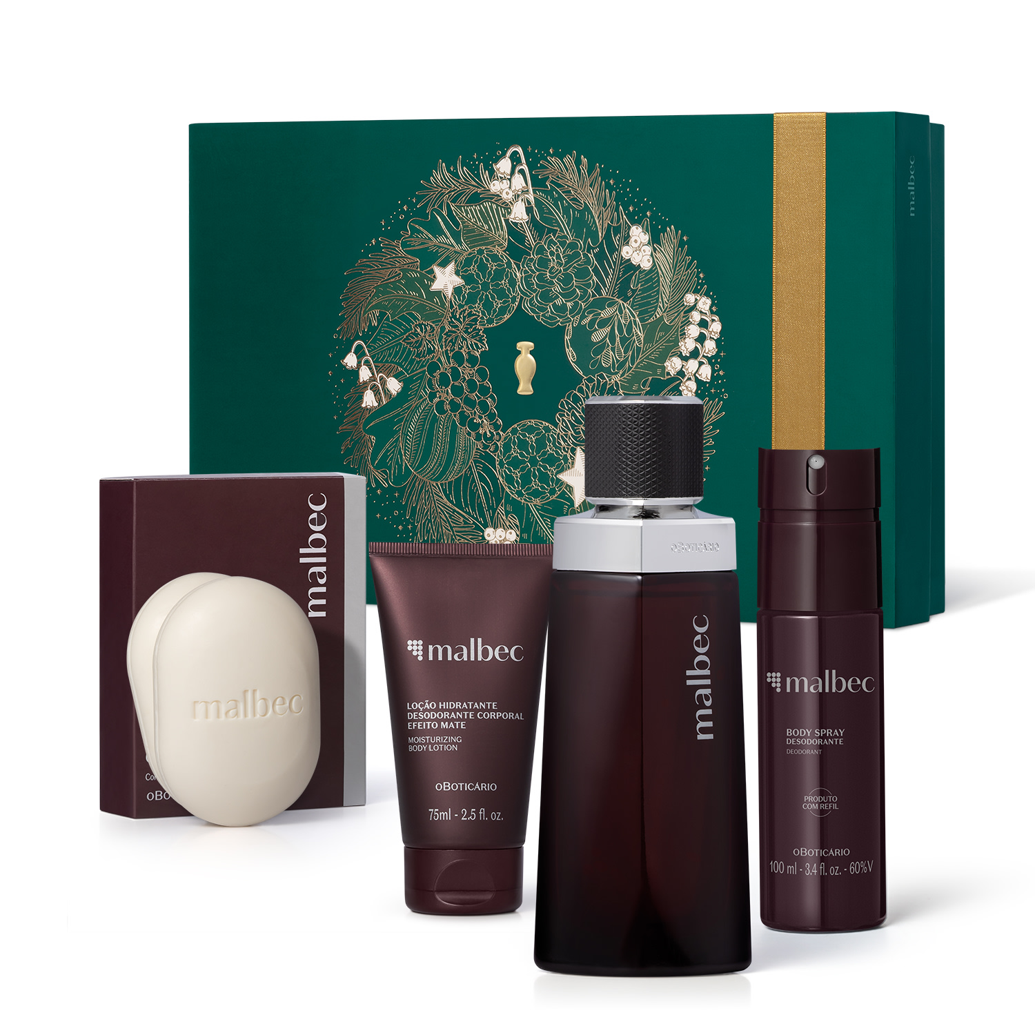 Kit Presente Natal Malbec (4 itens)