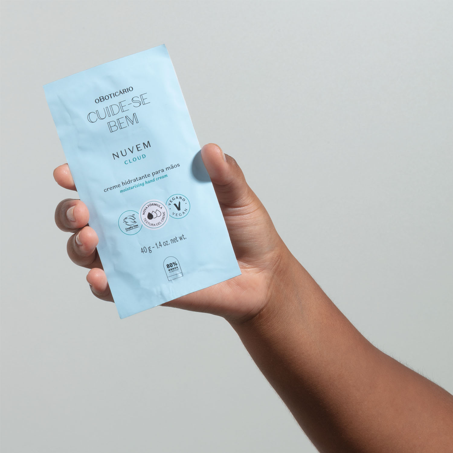 Refil Creme Hidratante para Mãos Cuide-se Bem Nuvem 40g