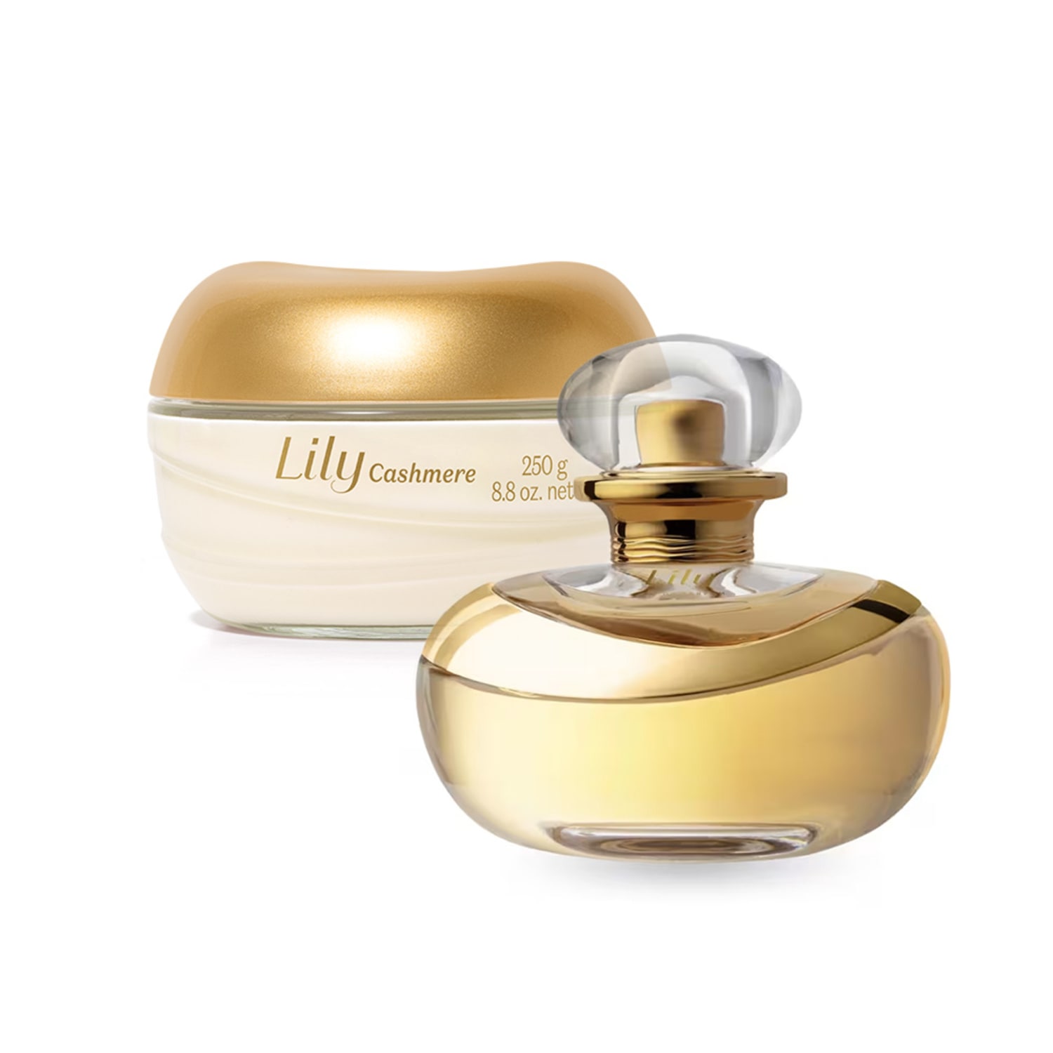Combo Lily: Eau De Parfum 75ml + Creme Acetinado Cashmere 250g