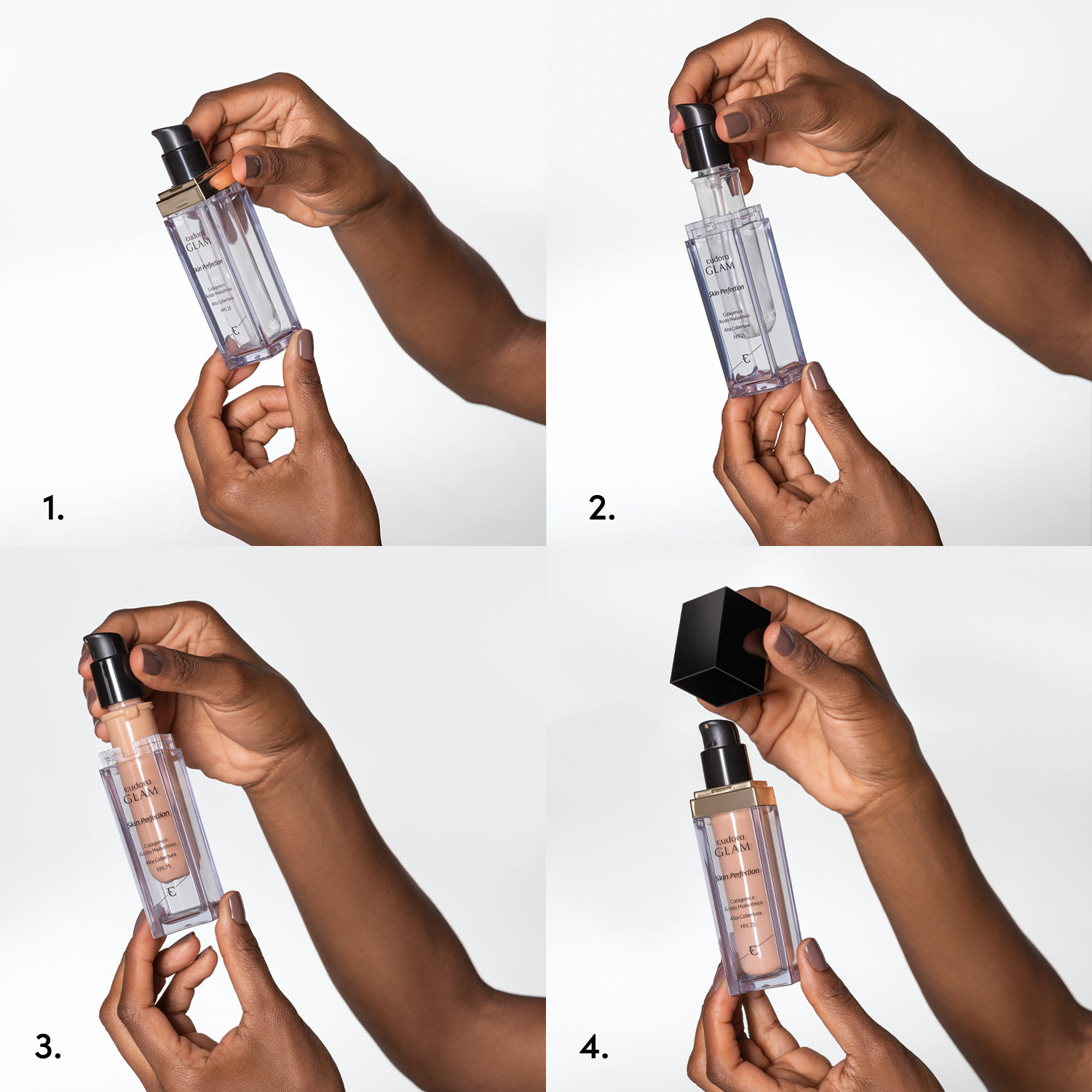 Refil Base Líquida Glam Skin Perfection Cor 10 30ml