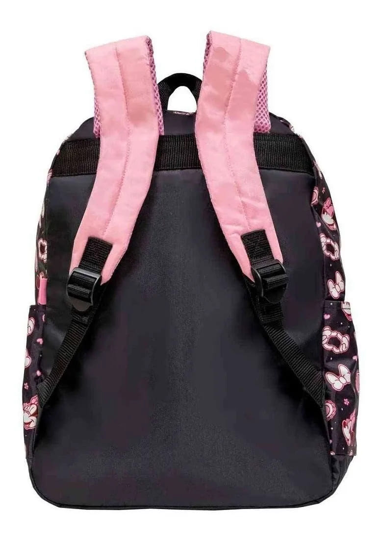 Mochila Costa Xeryus Minnie Média T04 com Detalhes Rosa