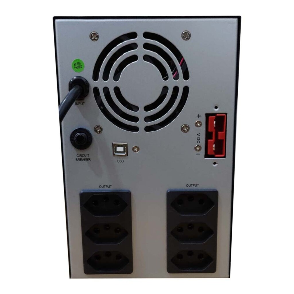 No-Break Lacerda New Orion Premium 2.0 KVA Entrada Bivolt e Saída 115V 9 Tomadas - 010202111-XB9 - com Conexão para Bateria Externa