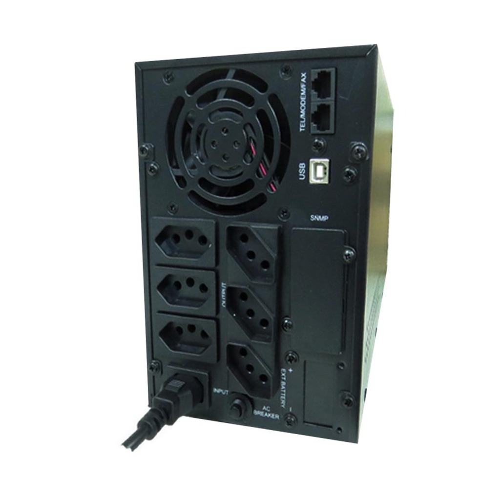 Nobreak Senoidal Lacerda Ups Proteus 2KVA Entrada 220V Saída 220V 4 Baterias Conexão Bateria Externa 020202222X06
