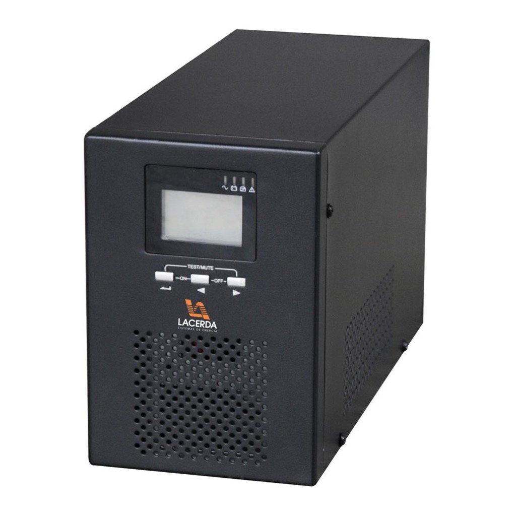 Nobreak Senoidal Lacerda Ups Proteus 2KVA Entrada 220V Saída 220V 4 Baterias Conexão Bateria Externa 020202222X06