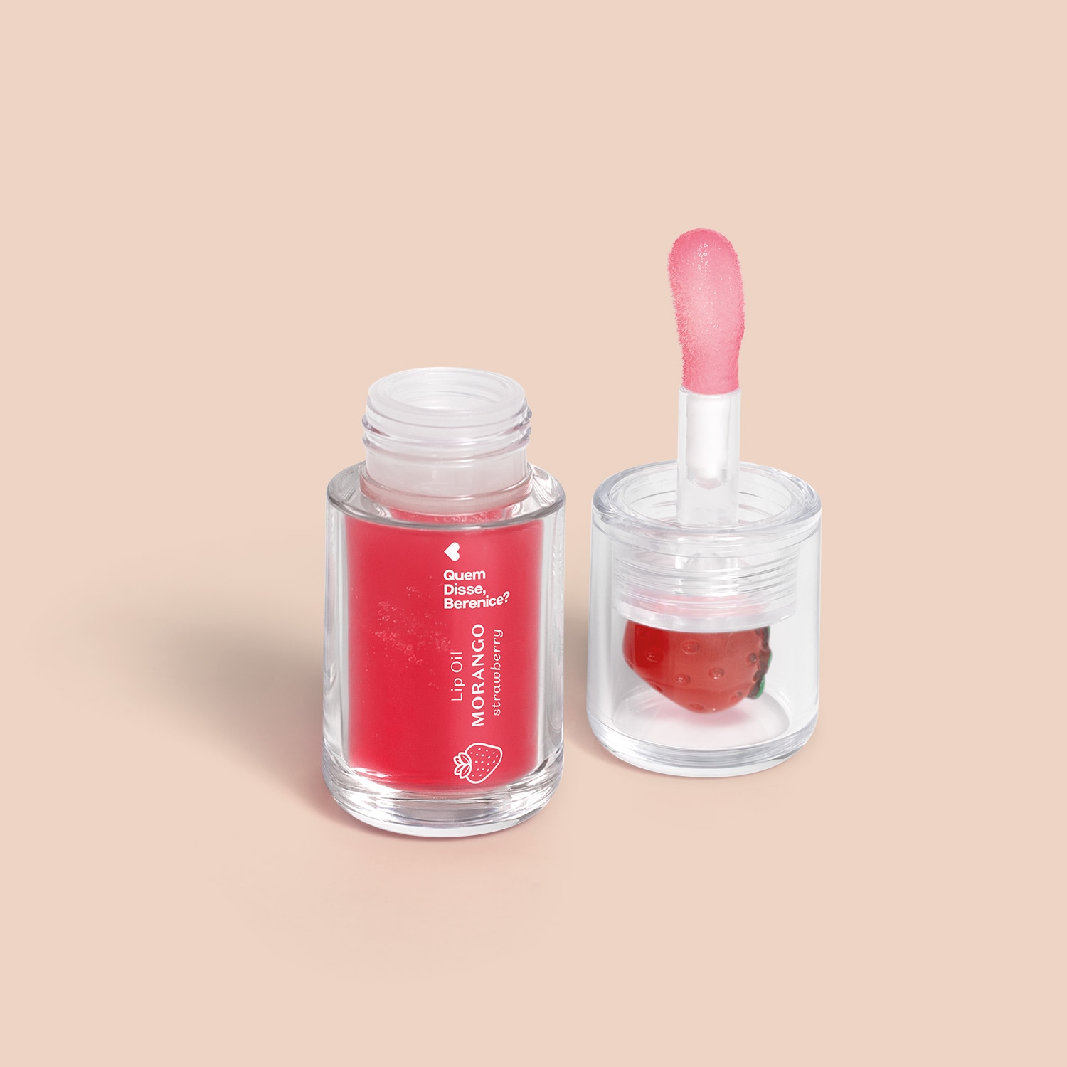 Lip Oil Vermelho Cuide-se Bem Morango Quem Disse, Berenice? 3,5ml