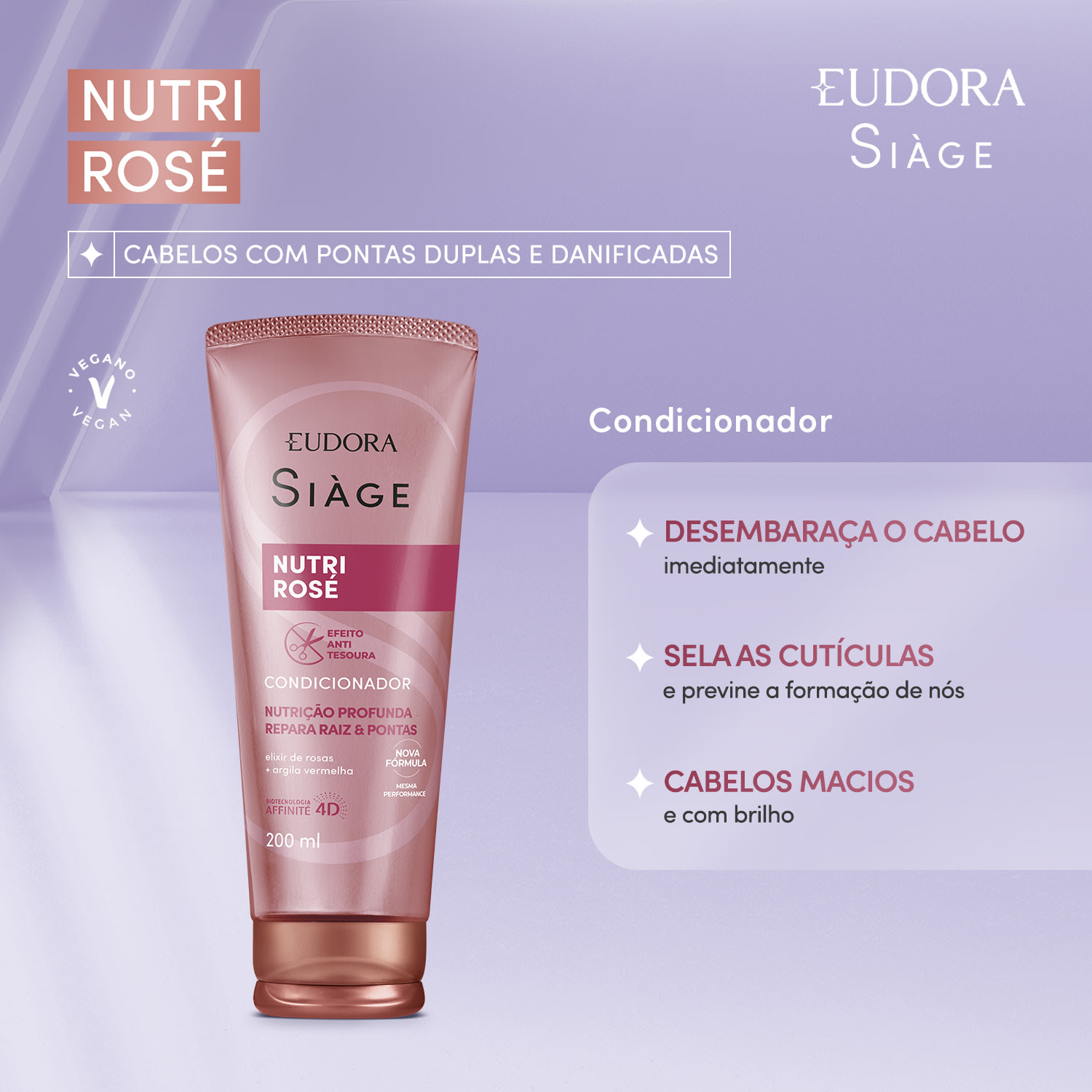 Refil Condicionador Siàge Nutri Rosé 400ml
