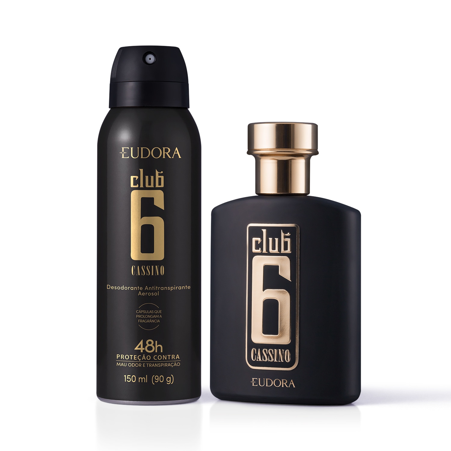 Combo Club 6 Cassino: Desodorante Colônia 95ml + Desodorante Aerosol 90g/150ml
