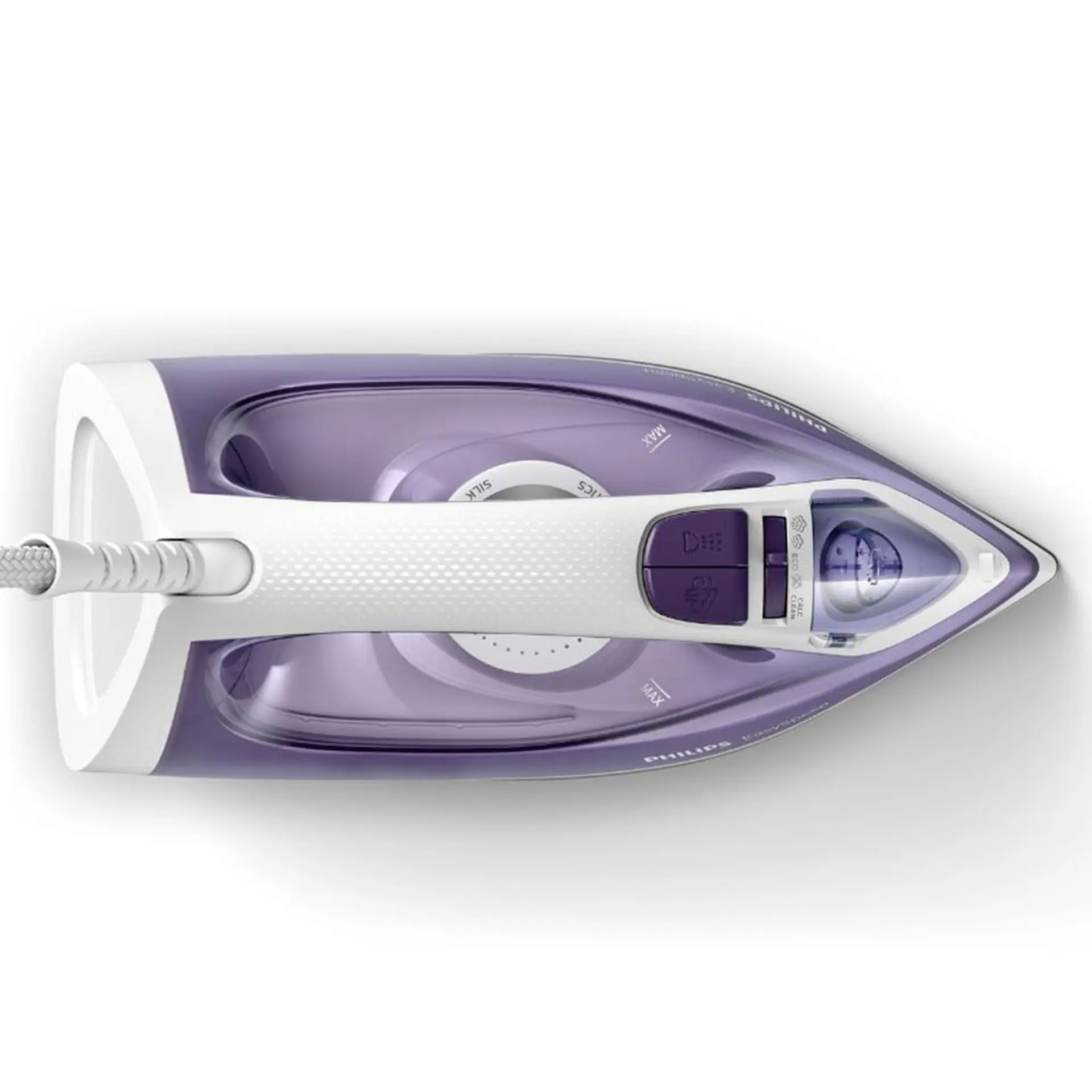 Ferro de Passar a Vapor Philips Walita EasySpeed GC1752 1400W com Modo Eco - Branco/Roxo - 220 Volts