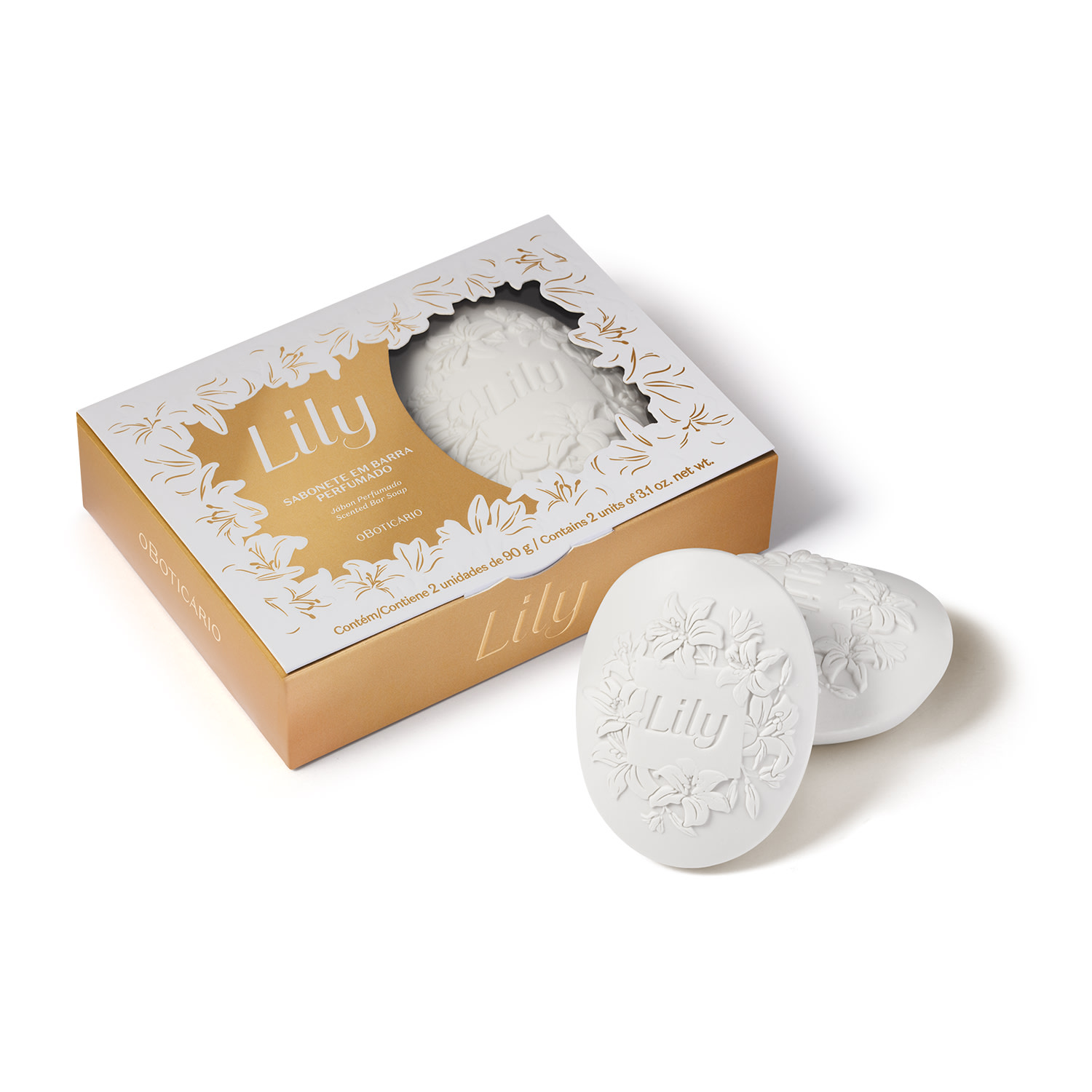 Sabonete em Barra Perfumado Lily 2x90g
