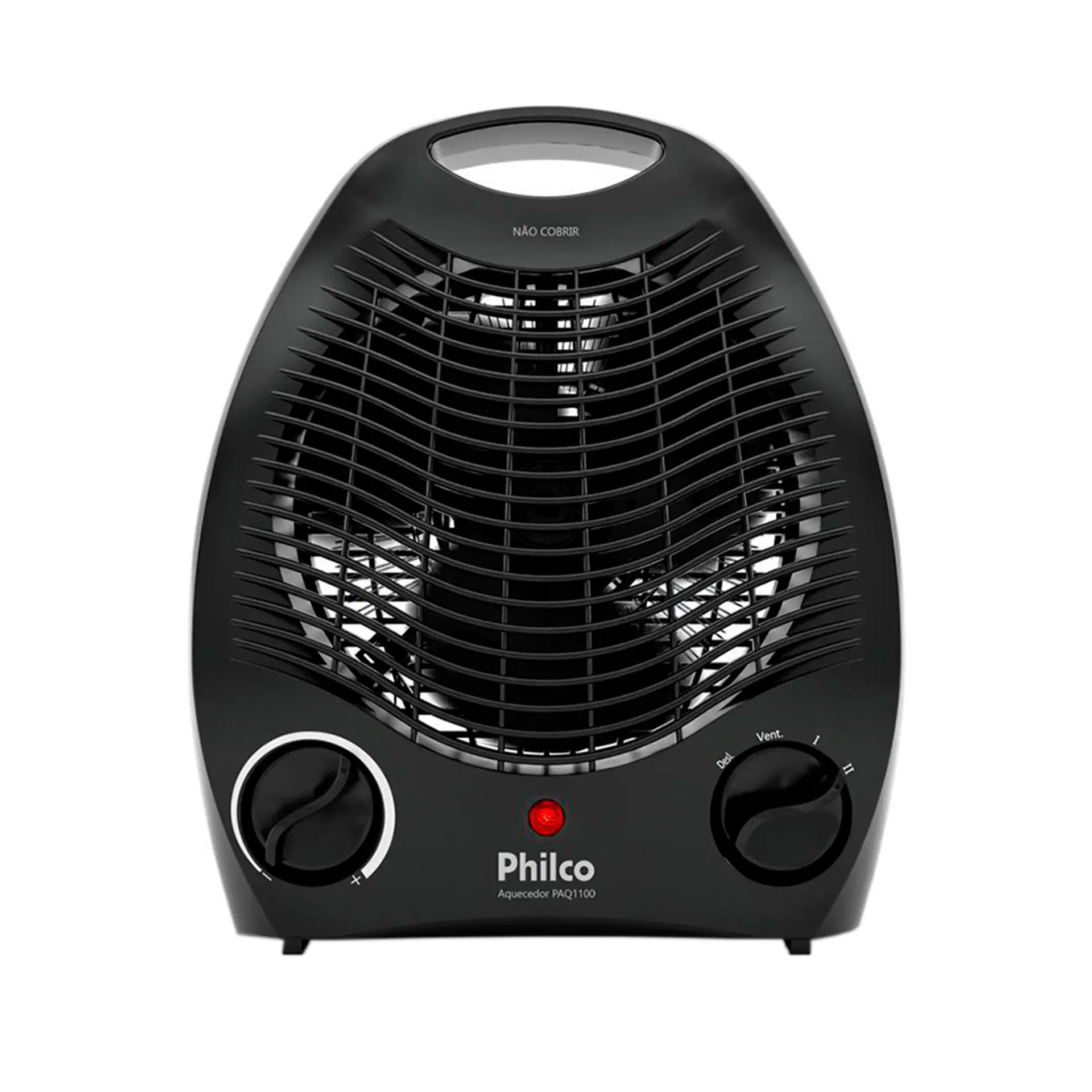 Aquecedor de Ar 2 em 1 Philco PAQ11 3 Temperaturas - Preto - 220 Volts