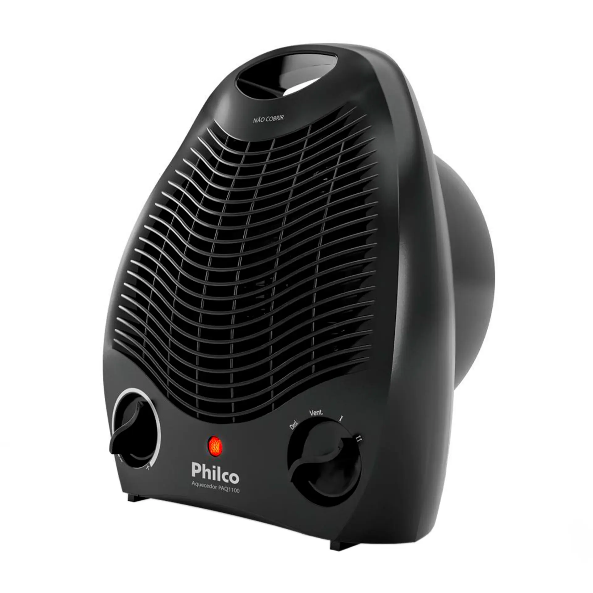 Aquecedor de Ar 2 em 1 Philco PAQ11 3 Temperaturas - Preto - 220 Volts